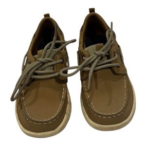 Sperry Kids Tan Moccasins